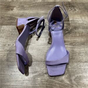 Sam Edelman Women's Wilson Lavender Heeled Sandal Size 9 US